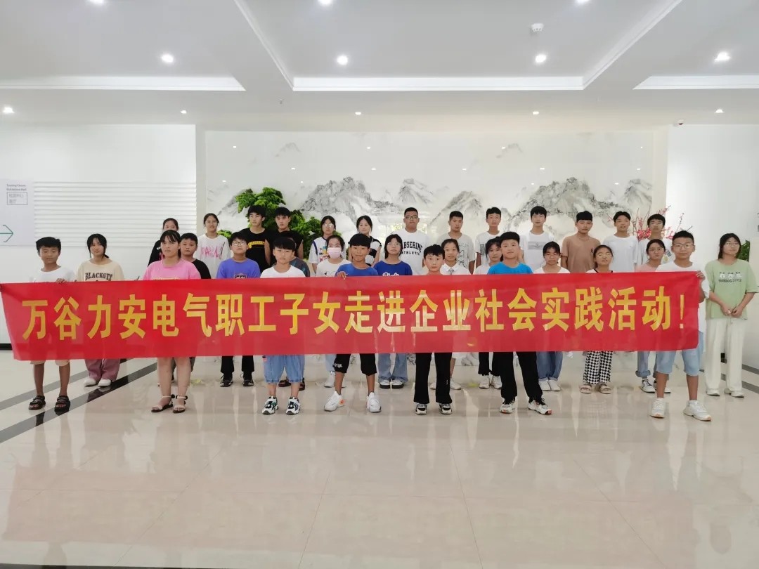萬谷力安電氣職工子女走進(jìn)企業(yè)社會實(shí)踐活動